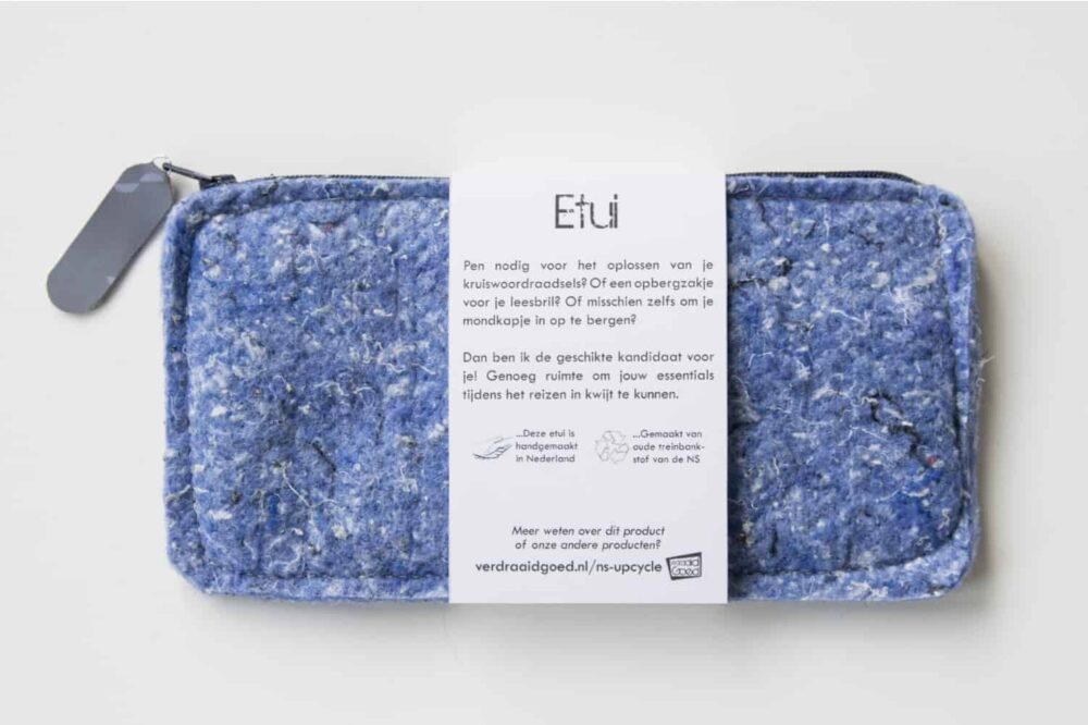 Vilt Etui van treinstoelbekleding - Afbeelding 2