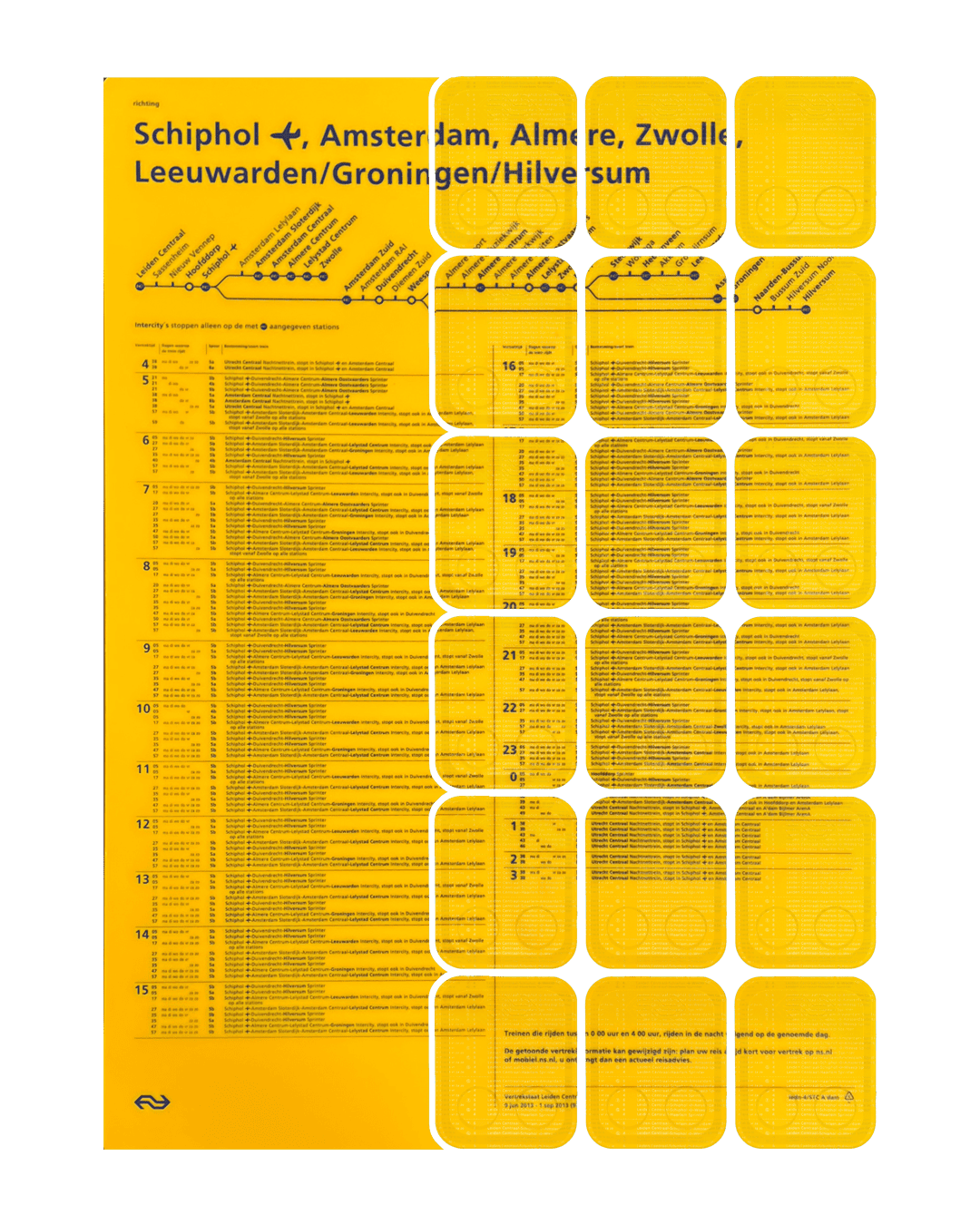 Dienstblaadje-van-ggebruikte-treintijdenborden_NS-upcycle