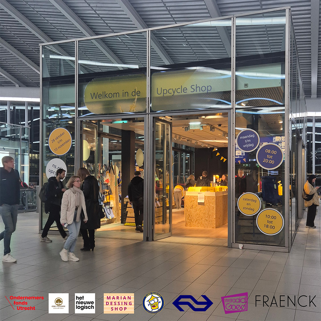 NS Upcycle Shop Utrecht voorzijde + logo_webshop